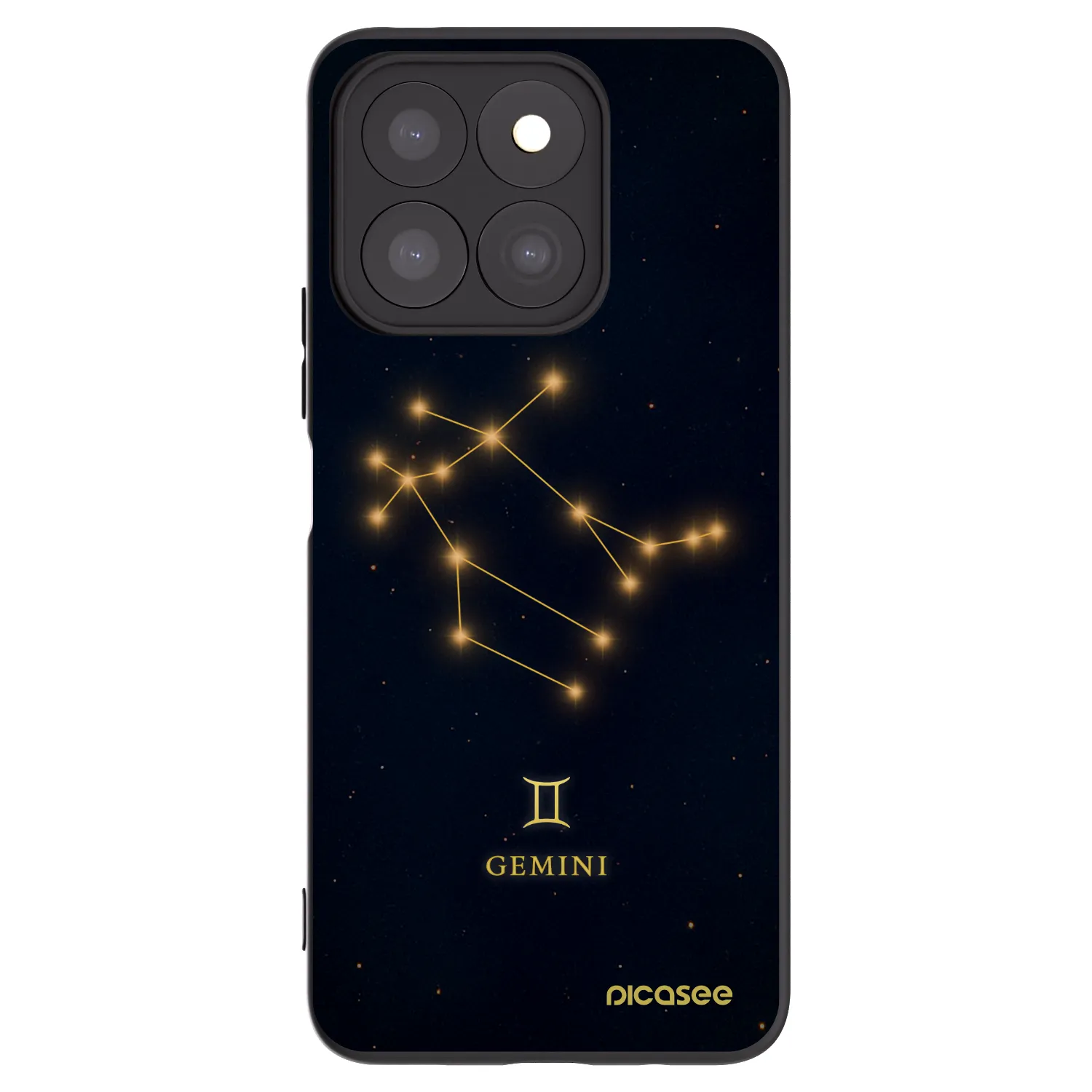 Picasee husă neagră din silicon pentru Honor X8b - GEMINI
