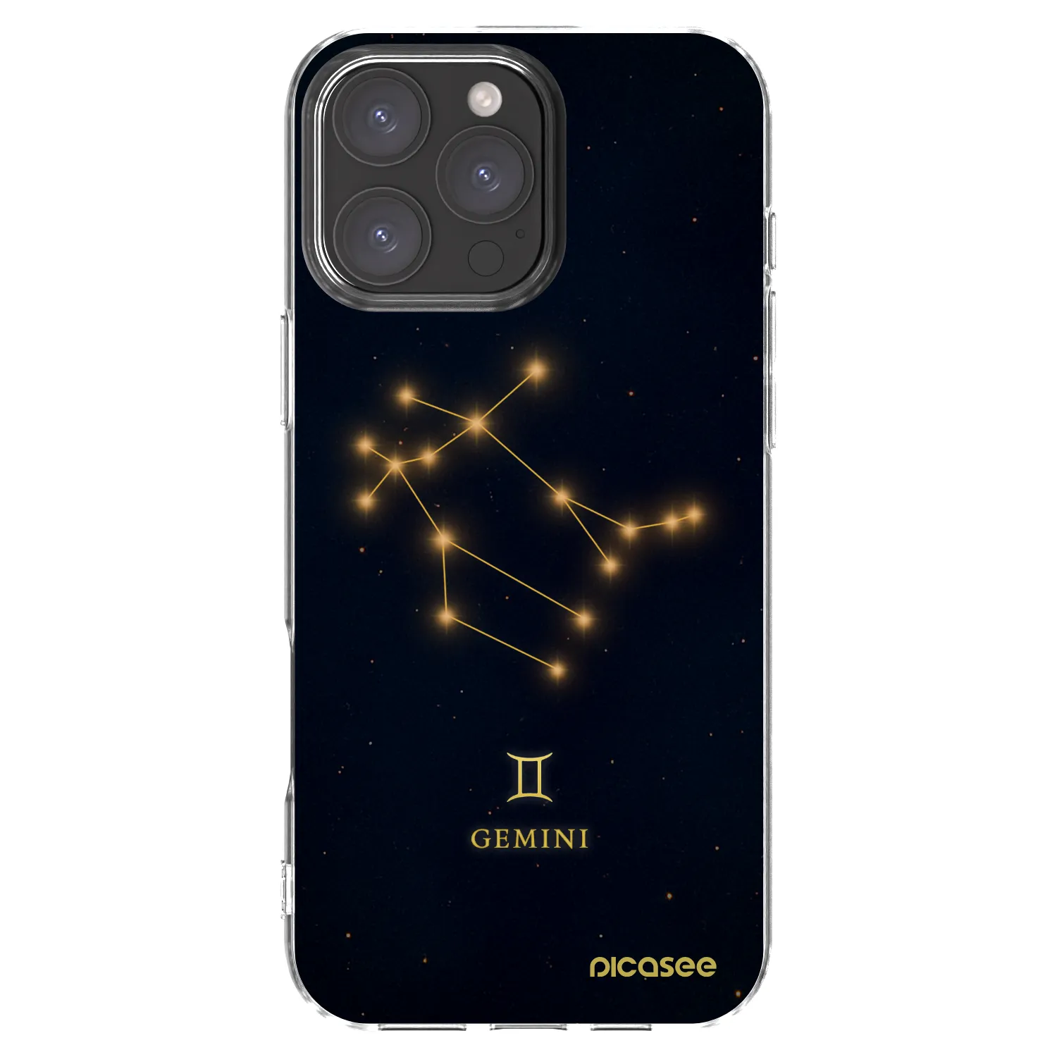 Picasee husă transparentă din silicon pentru Apple iPhone 16 Pro Max - GEMINI