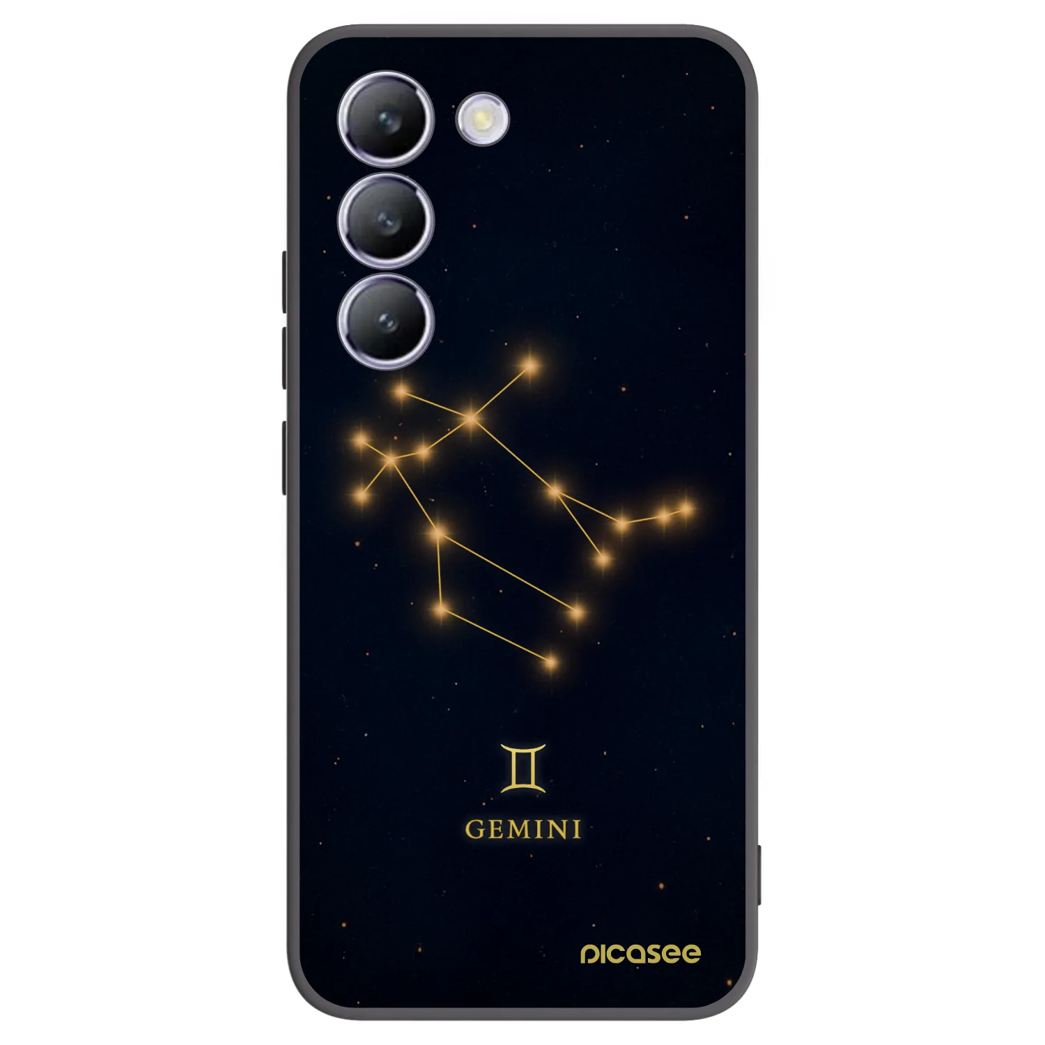 Picasee husă neagră din silicon pentru Vivo V40 SE 5G - GEMINI
