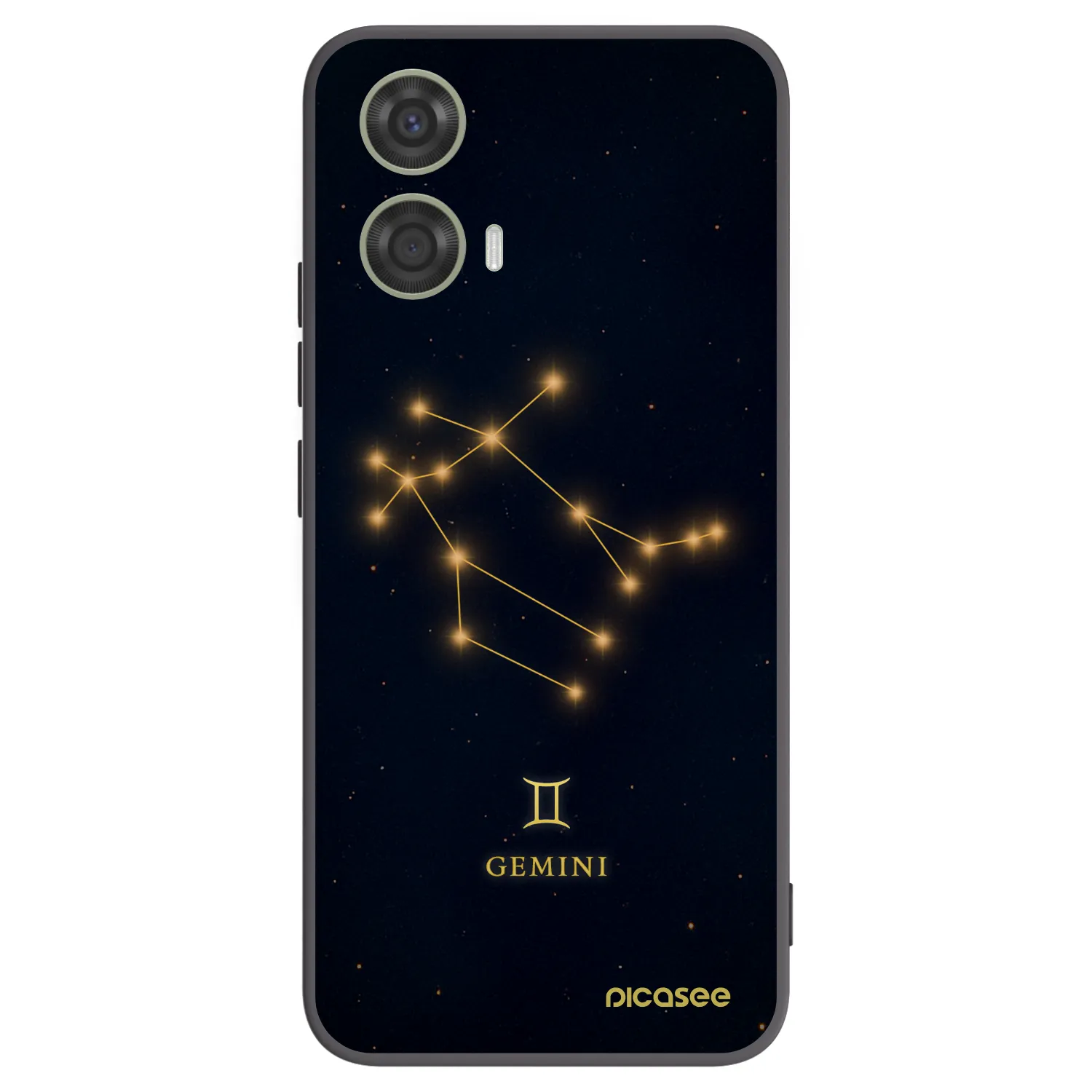 Picasee husă neagră din silicon pentru Motorola Moto G24 - GEMINI