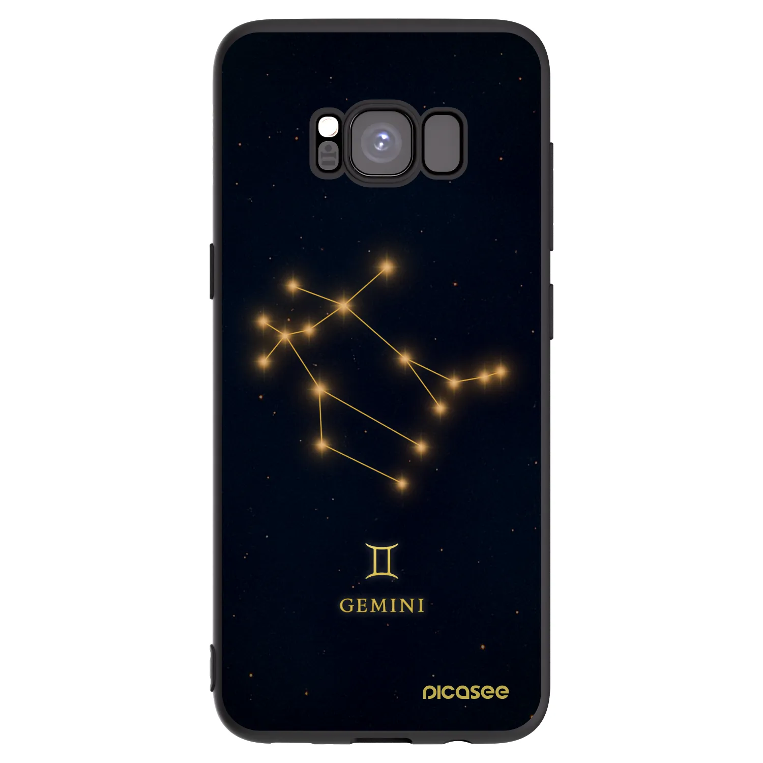 Picasee husă neagră din silicon pentru Samsung Galaxy S8 G950F - GEMINI