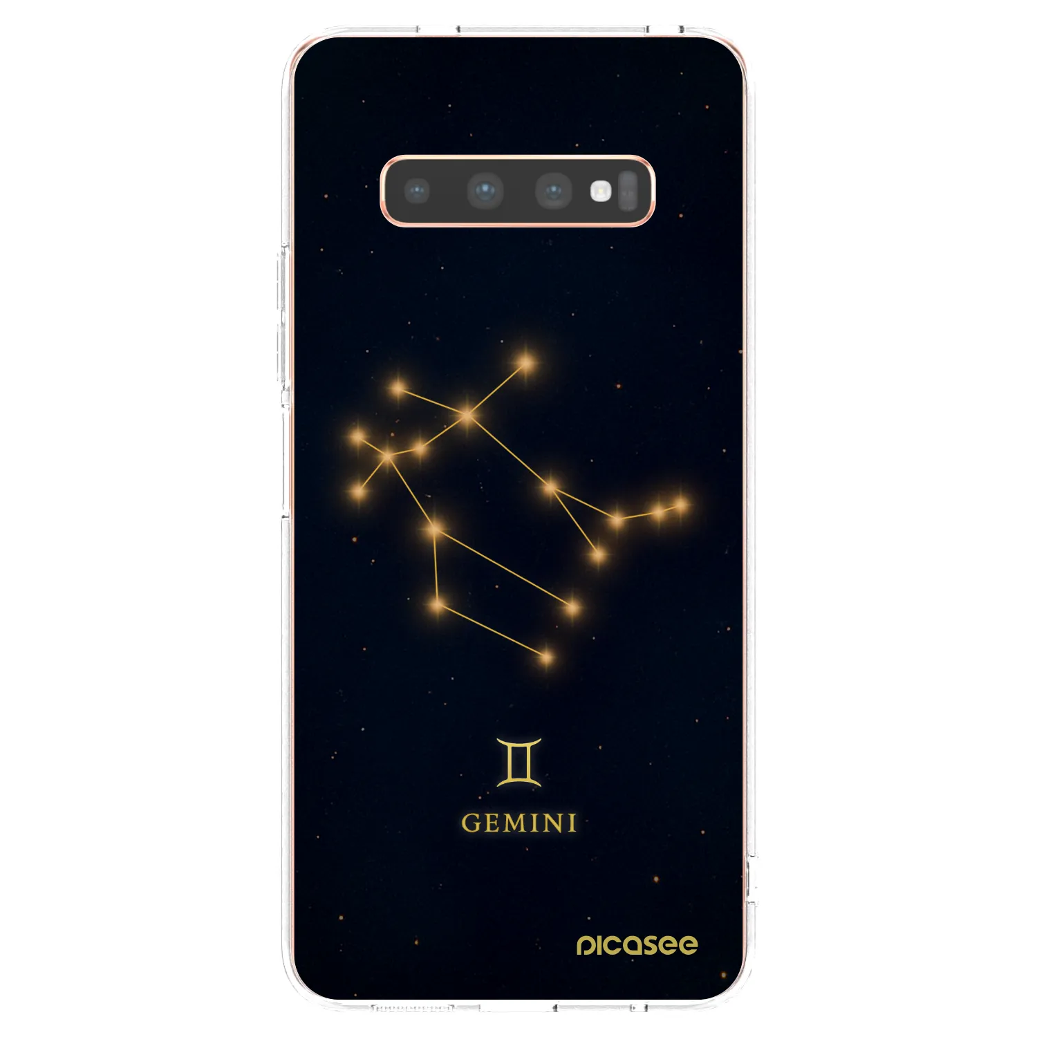 Picasee husă transparentă din silicon pentru Samsung Galaxy S10 Plus G975 - GEMINI