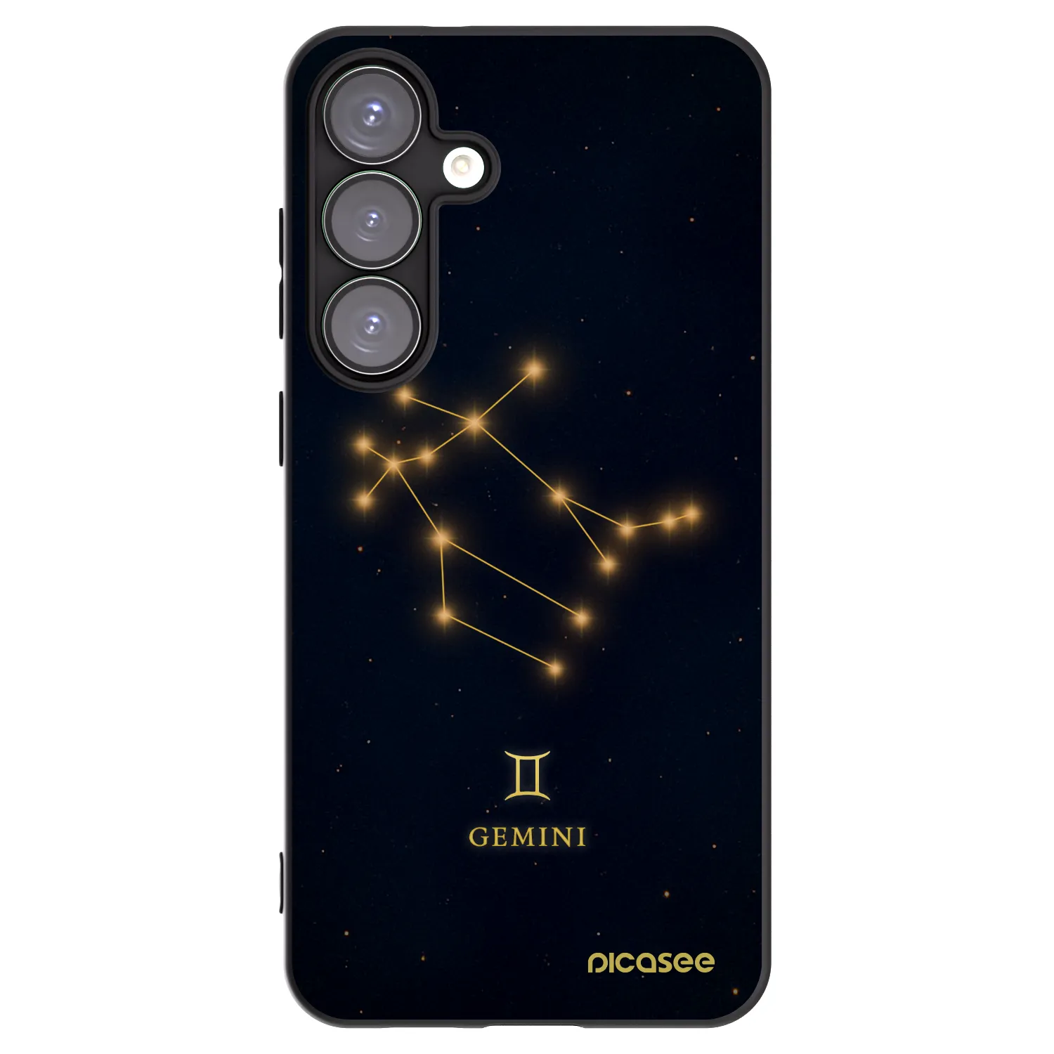 Picasee husă neagră din silicon pentru Samsung Galaxy S25+ 5G - GEMINI