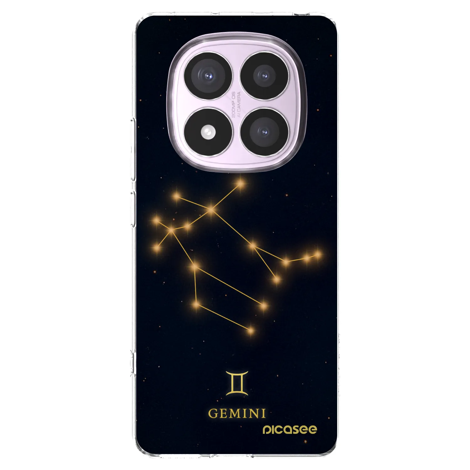 Picasee husă transparentă din silicon pentru Xiaomi Redmi Note 14 Pro 4G - GEMINI