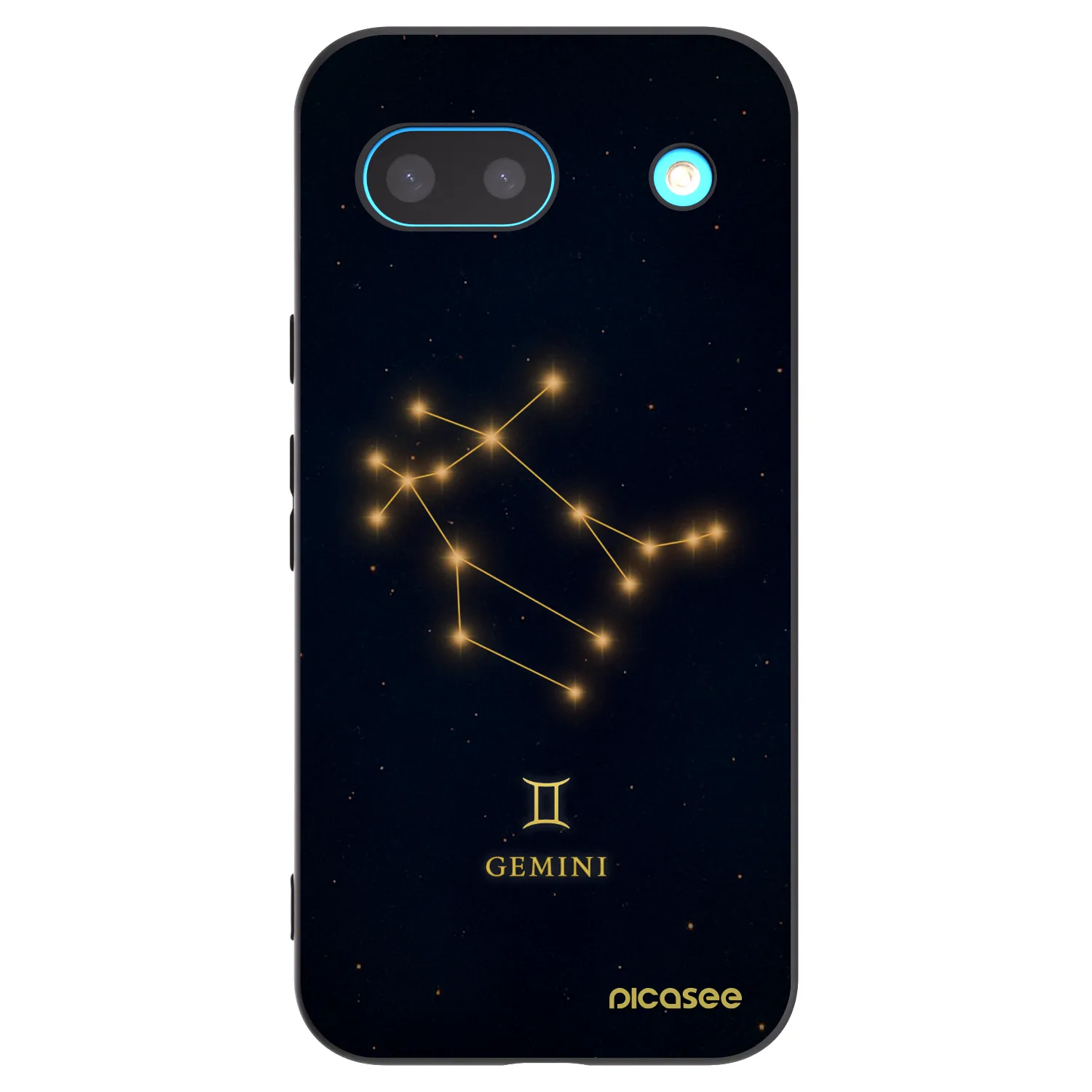 Picasee husă neagră din silicon pentru Google Pixel 8a - GEMINI