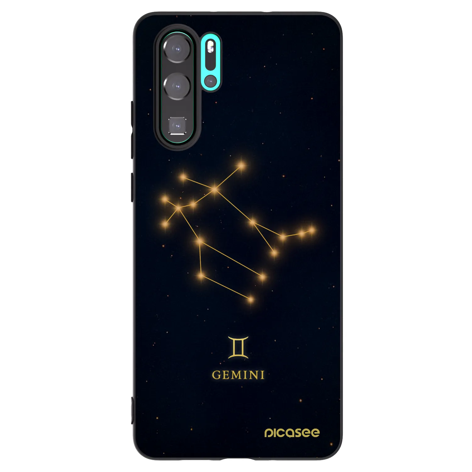 Picasee husă neagră din silicon pentru Huawei P30 Pro - GEMINI