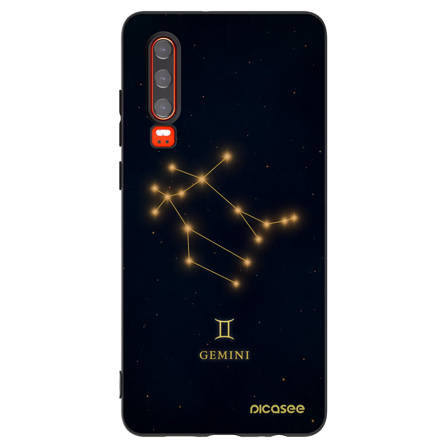 Picasee husă neagră din silicon pentru Huawei P30 - GEMINI