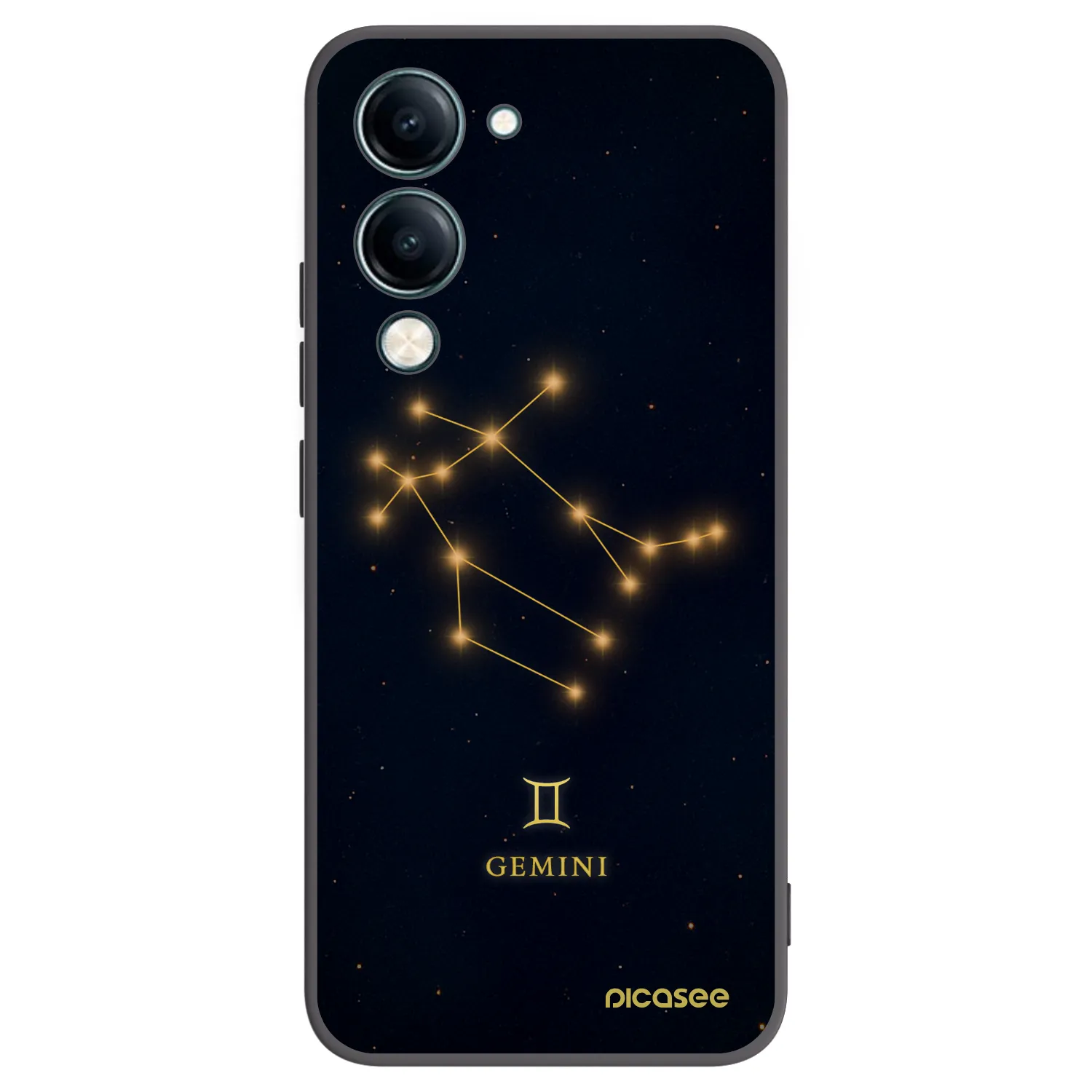Picasee husă neagră din silicon pentru Vivo Y29s 5G - GEMINI