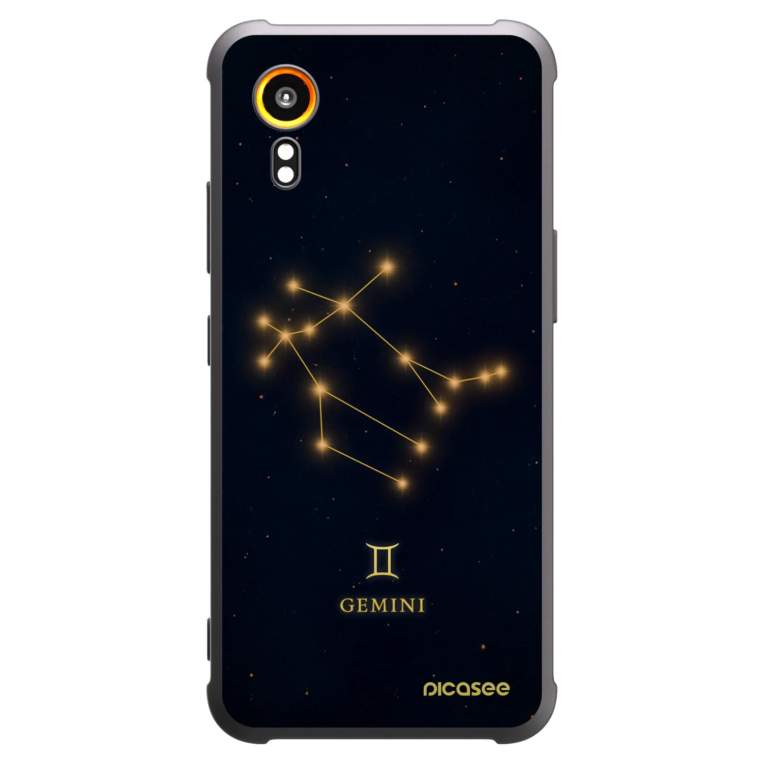 Picasee husă neagră din silicon pentru Samsung Galaxy Xcover 7 - GEMINI