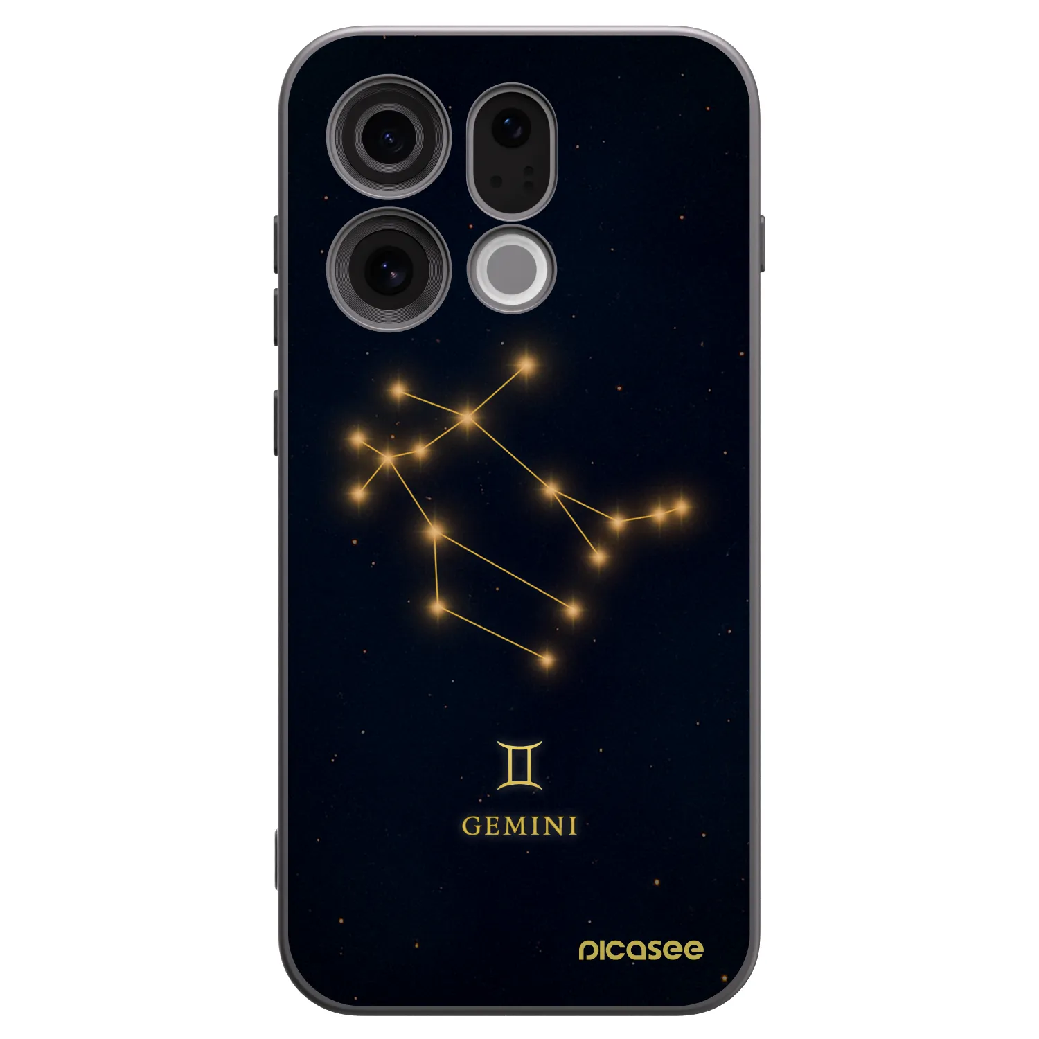 Picasee husă neagră din silicon pentru OPPO Find X9 - GEMINI