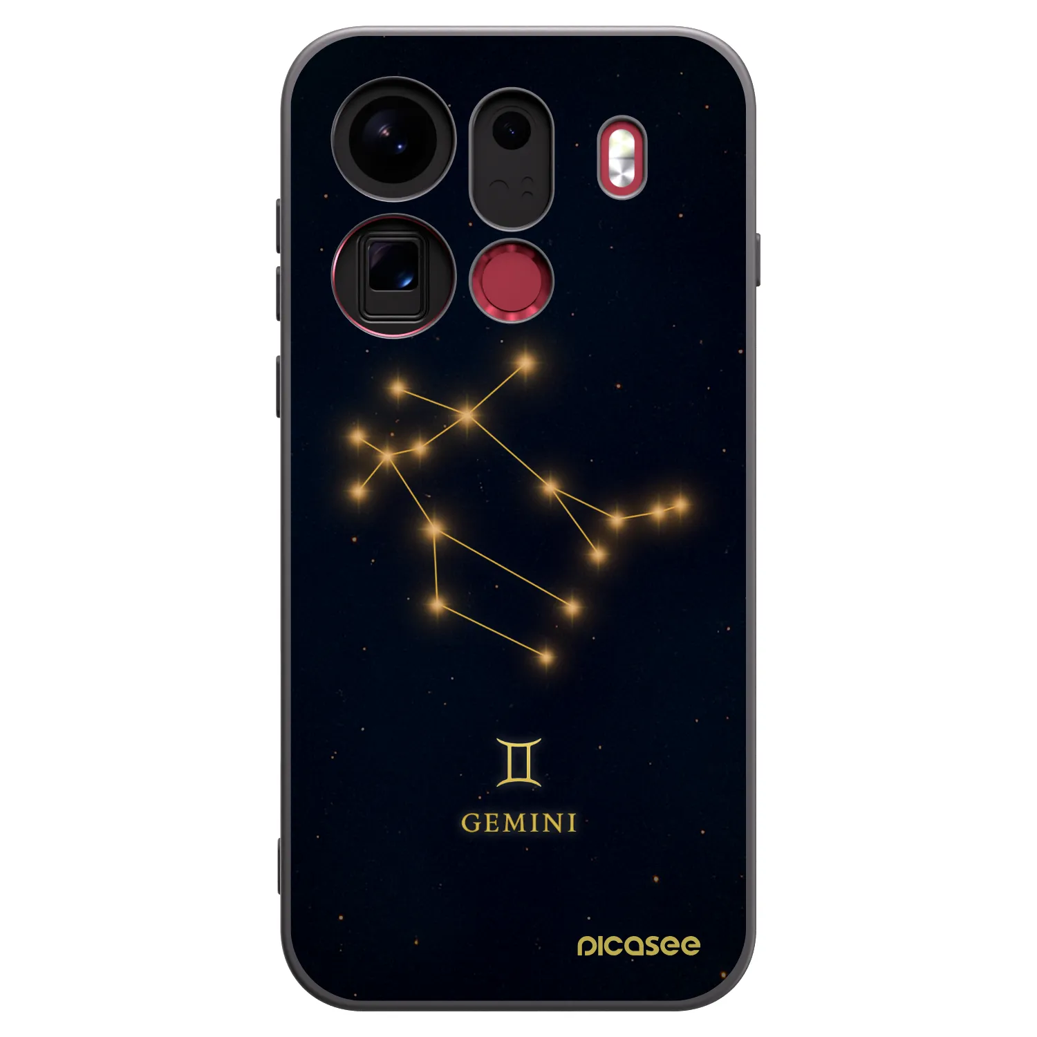 Picasee husă neagră din silicon pentru OPPO Find X9 Pro - GEMINI