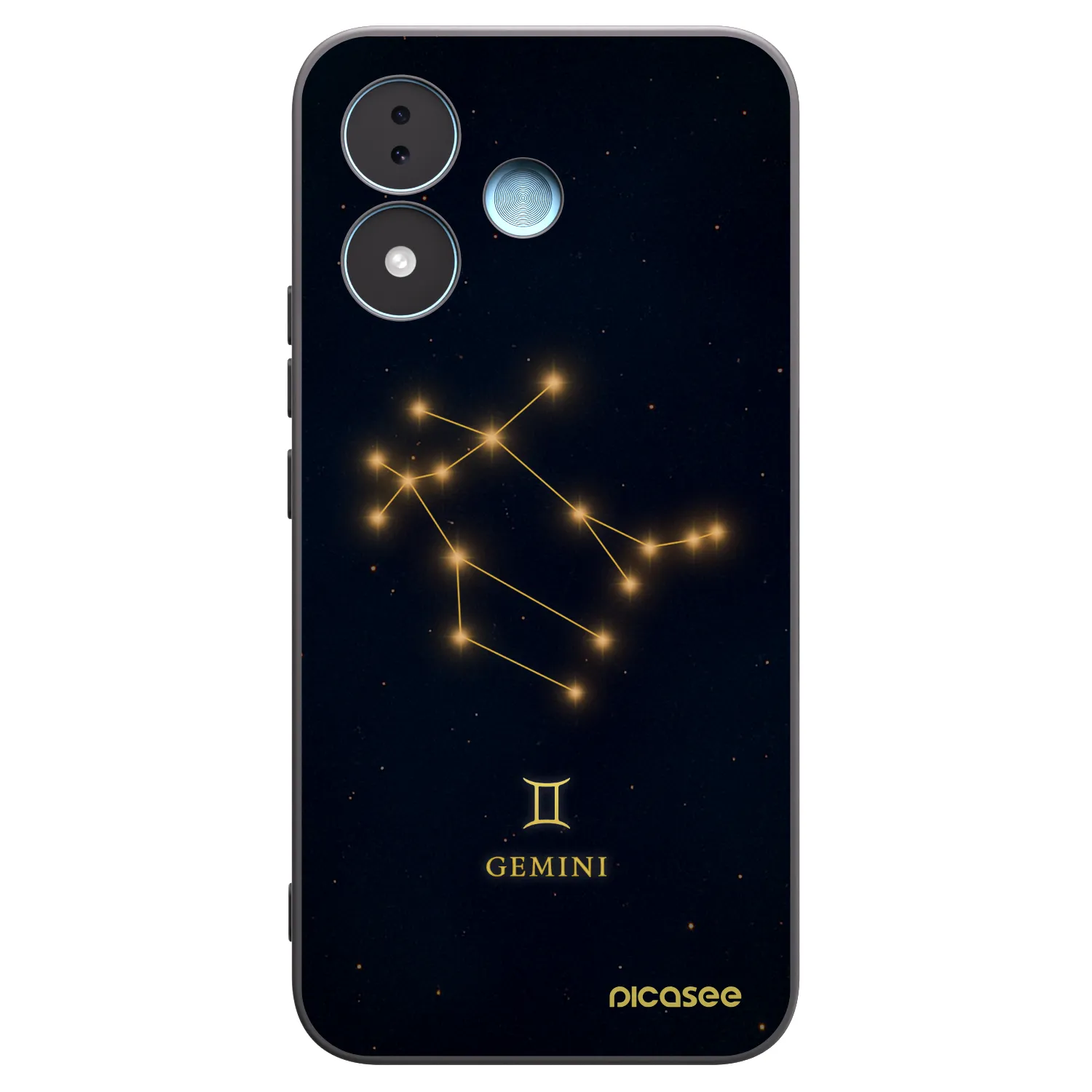 Picasee husă neagră din silicon pentru Xiaomi Redmi Note 17 5G - GEMINI