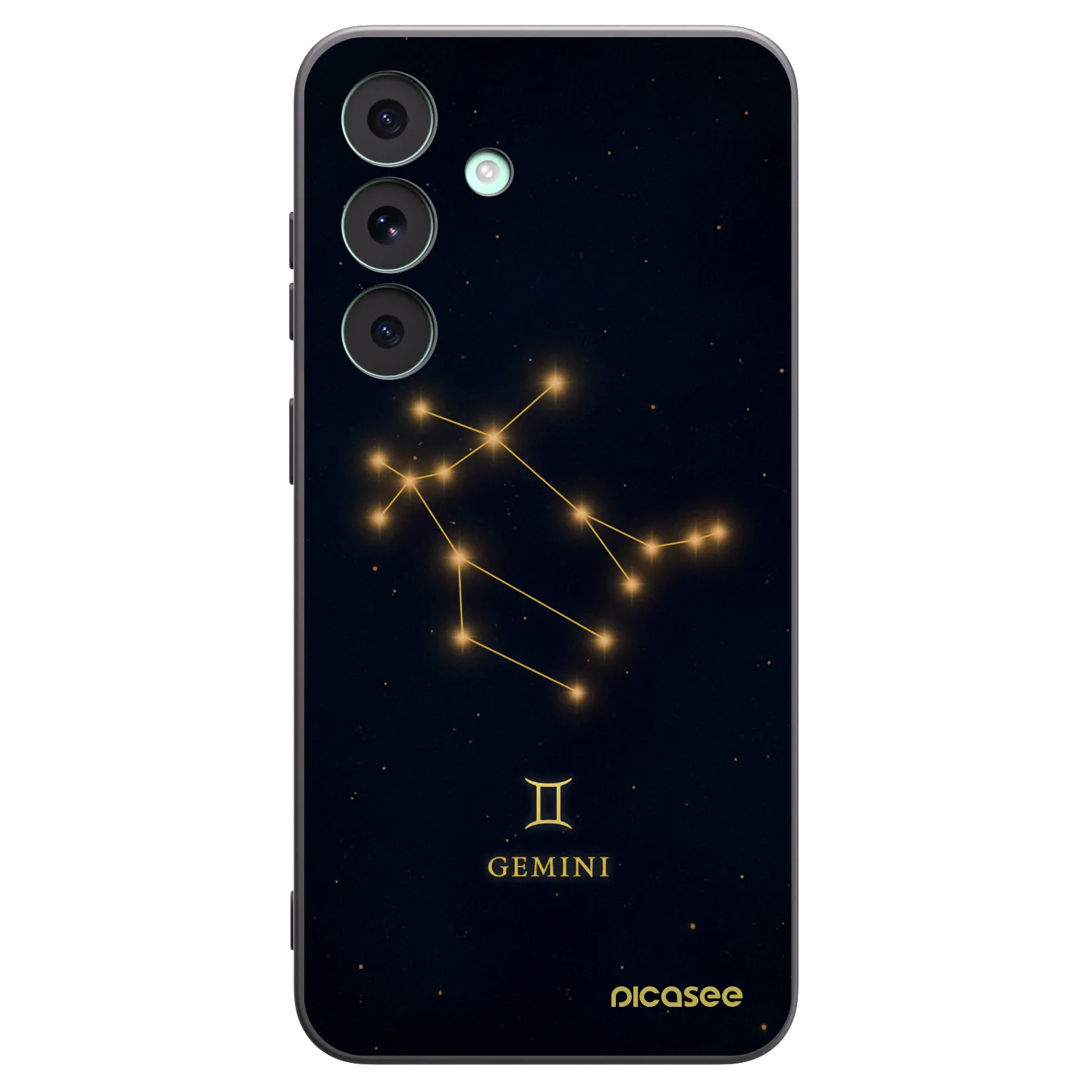 Picasee husă neagră din silicon pentru Samsung Galaxy S26 FE - GEMINI