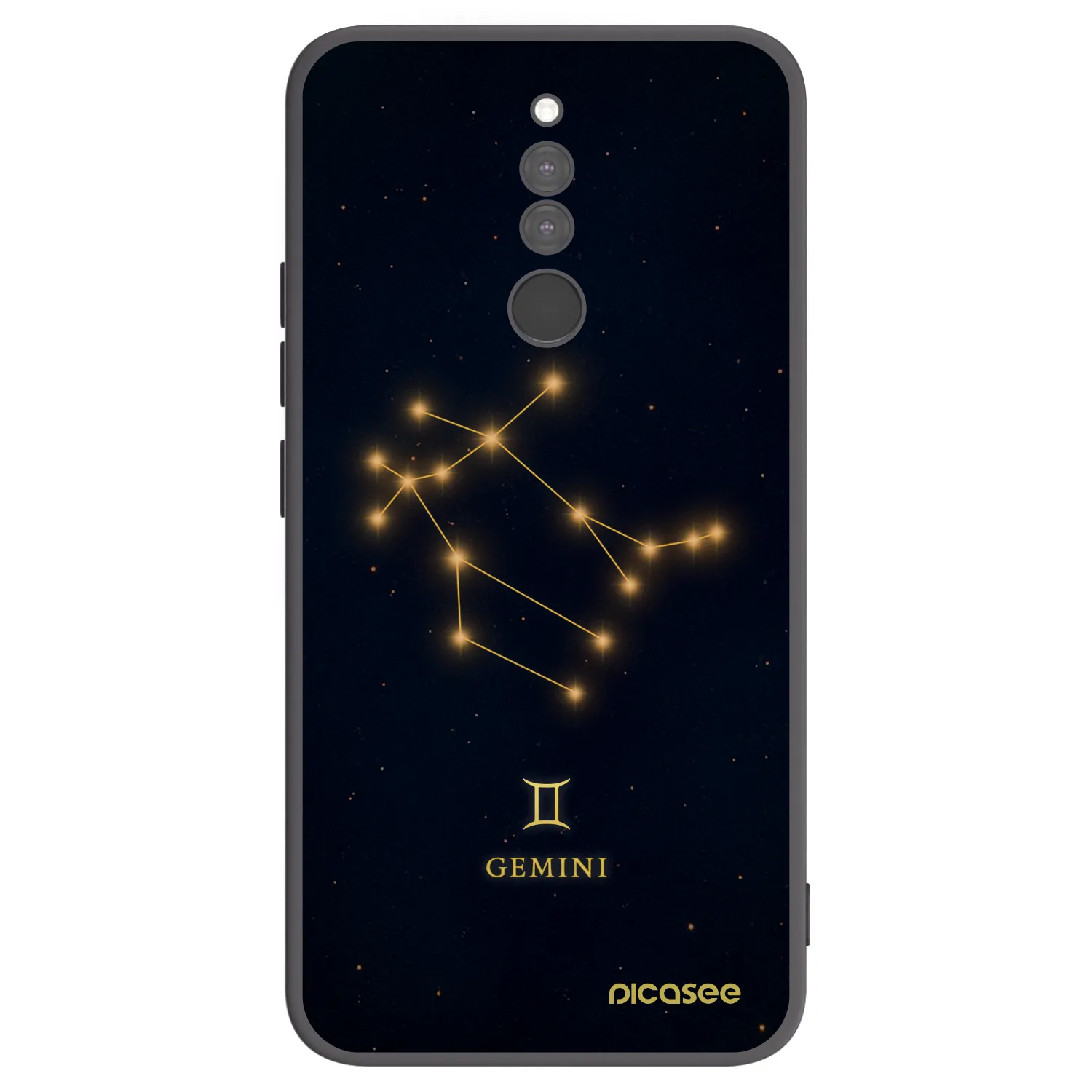 Picasee husă neagră din silicon pentru Xiaomi Redmi 8 - GEMINI