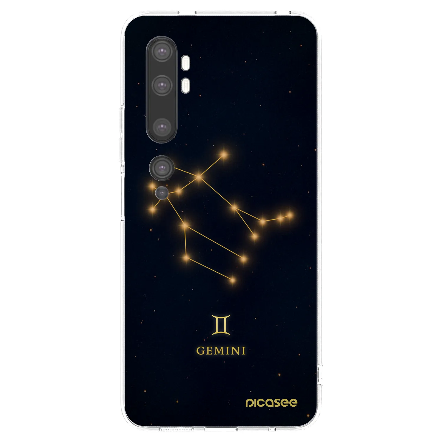 Picasee husă transparentă din silicon pentru Xiaomi Mi Note 10 (Pro) - GEMINI