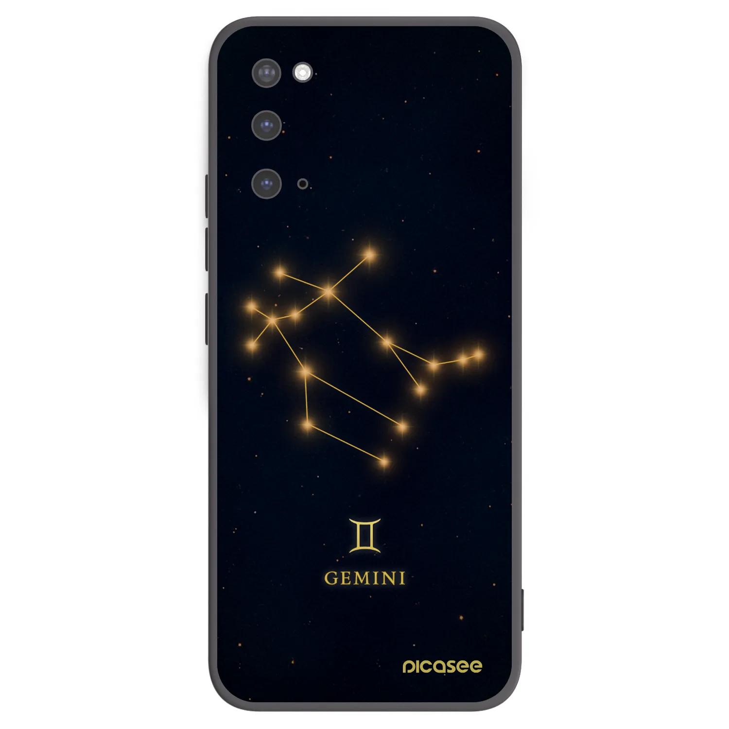 Picasee husă neagră din silicon pentru Samsung Galaxy S20 G980F - GEMINI