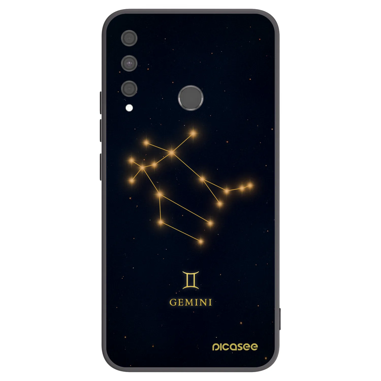 Picasee husă neagră din silicon pentru Huawei P40 Lite E - GEMINI