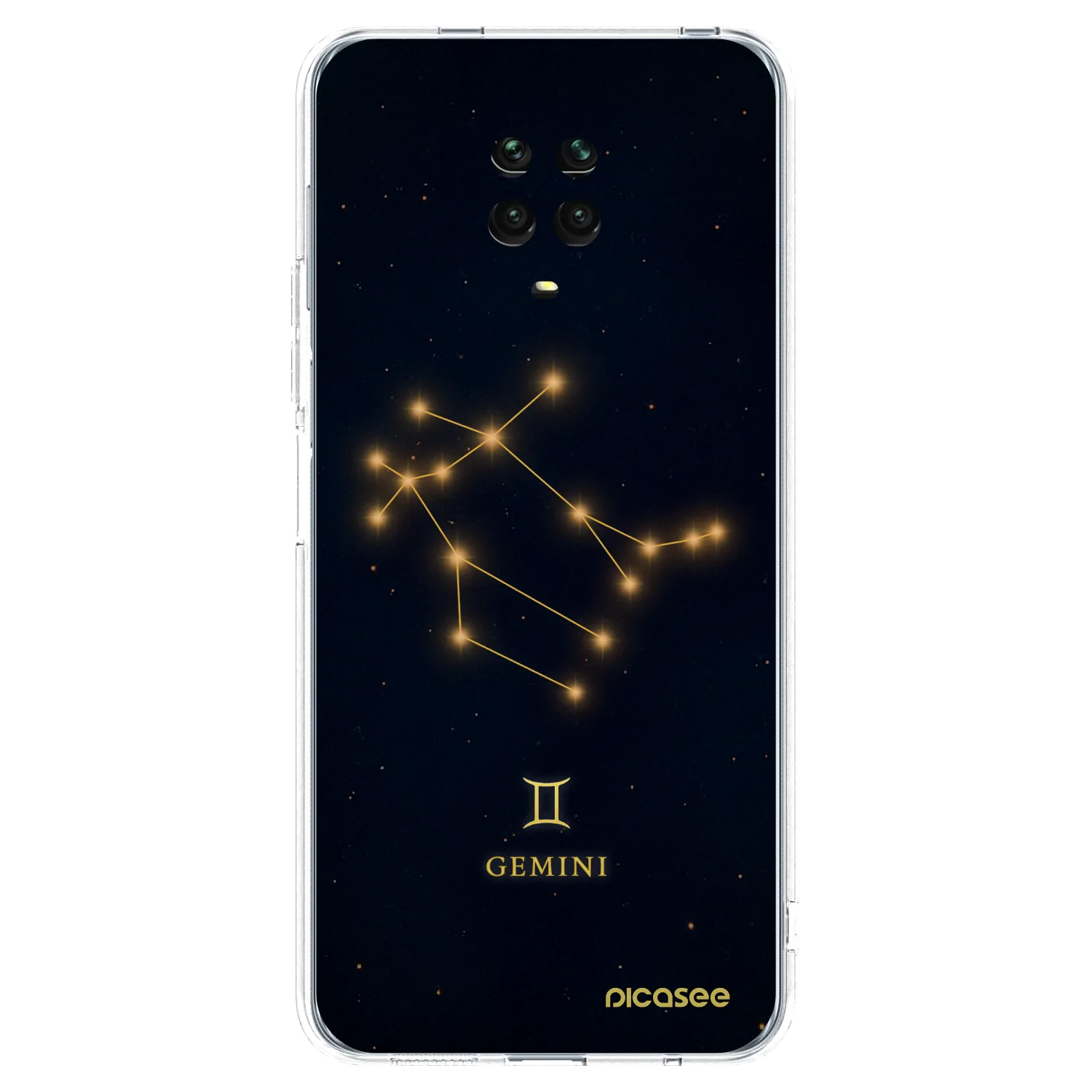 Picasee husă transparentă din silicon pentru Xiaomi Redmi Note 9 Pro - GEMINI