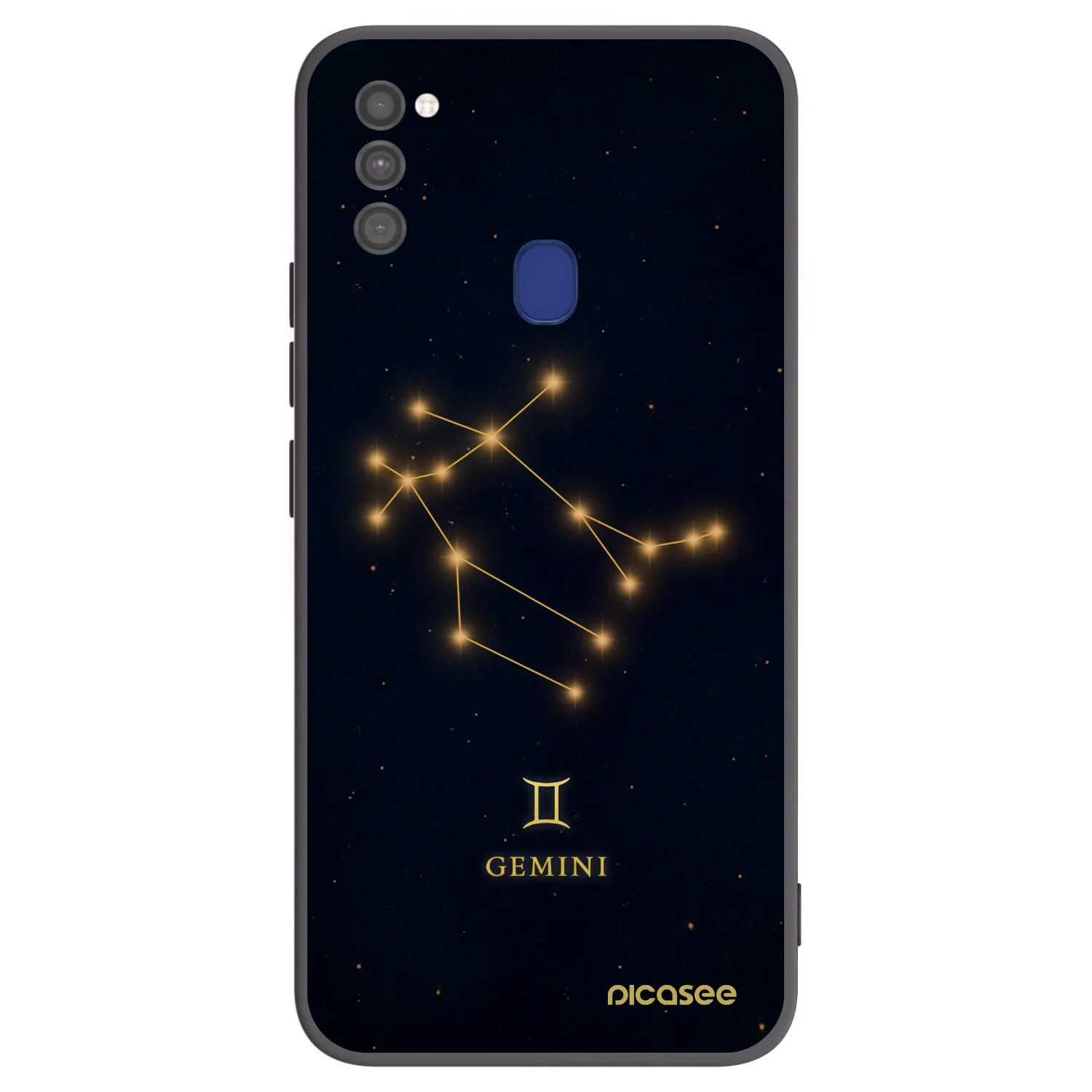 Picasee husă neagră din silicon pentru Samsung Galaxy M21 M215F - GEMINI