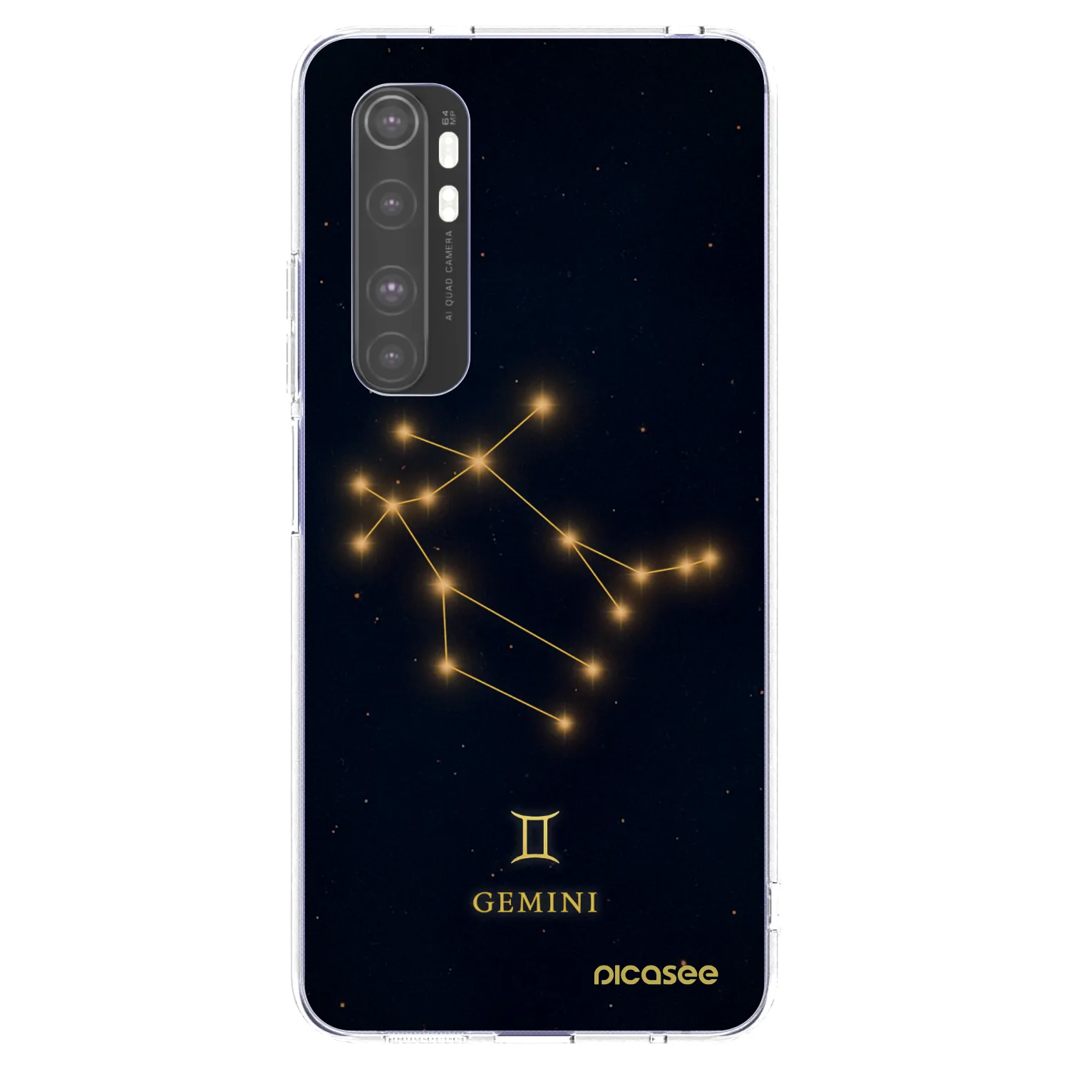 Picasee husă transparentă din silicon pentru Xiaomi Mi Note 10 Lite - GEMINI