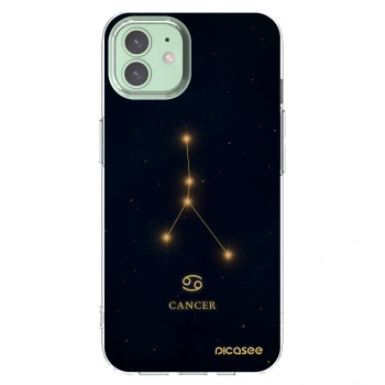 Picasee husă transparentă din silicon pentru Apple iPhone 12 Pro - CANCER