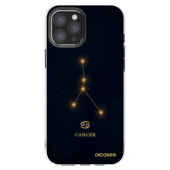 Picasee husă transparentă din silicon pentru Apple iPhone 12 Pro Max - CANCER