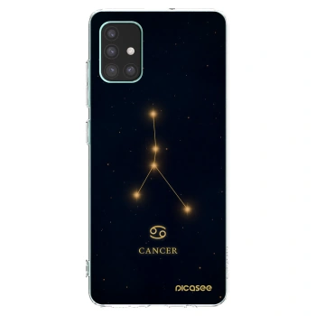 Picasee husă transparentă din silicon pentru Samsung Galaxy M51 M515F - CANCER