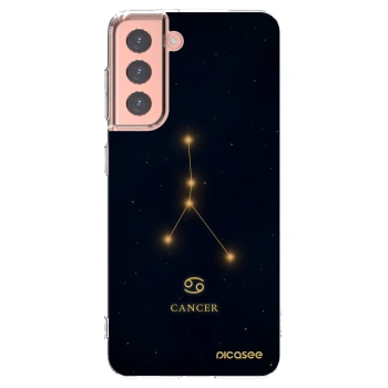 Picasee husă transparentă din silicon pentru Samsung Galaxy S21 5G G991B - CANCER