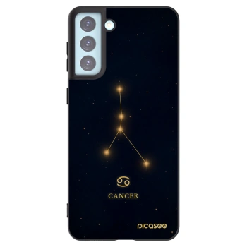 Picasee husă neagră din silicon pentru Samsung Galaxy S21+ 5G G996F - CANCER