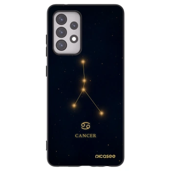 Picasee husă neagră din silicon pentru Samsung Galaxy A52 5G A525F - CANCER