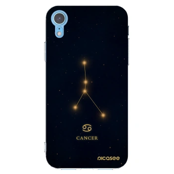 Picasee husă transparentă din silicon pentru Apple iPhone XR - CANCER
