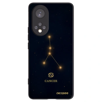 Picasee husă neagră din silicon pentru Honor 50 5G - CANCER
