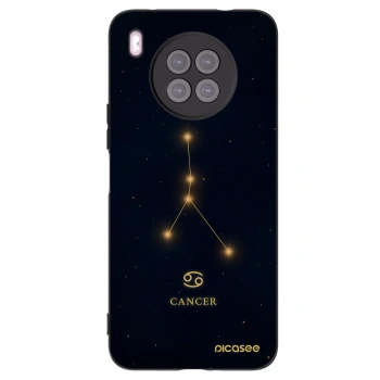 Picasee husă neagră din silicon pentru Huawei Nova 8i - CANCER
