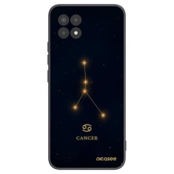 Picasee husă neagră din silicon pentru Realme 8i - CANCER