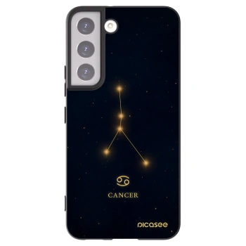 Picasee husă neagră din silicon pentru Samsung Galaxy S22 5G - CANCER
