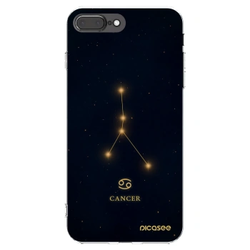 Picasee husă transparentă din silicon pentru Apple iPhone 7 Plus - CANCER