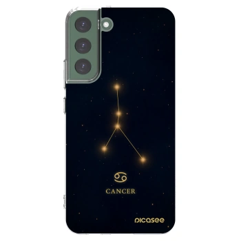 Picasee husă transparentă din silicon pentru Samsung Galaxy S22+ 5G - CANCER