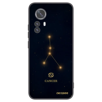 Picasee husă neagră din silicon pentru Xiaomi 12 Pro - CANCER