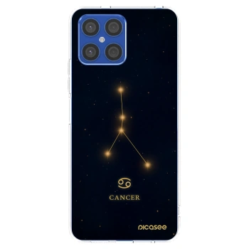 Picasee husă transparentă din silicon pentru Honor X8 4G - CANCER