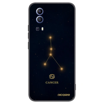 Picasee husă neagră din silicon pentru Vivo Y52 5G - CANCER