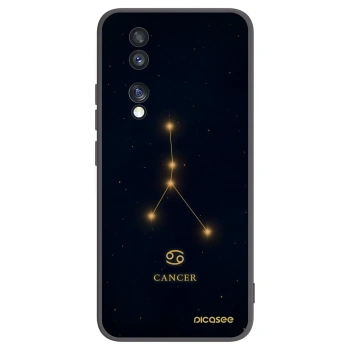 Picasee husă neagră din silicon pentru Honor 70 - CANCER
