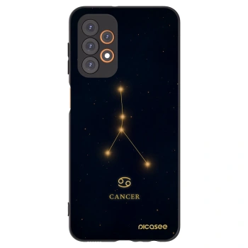 Picasee husă neagră din silicon pentru Samsung Galaxy A23 A236B 5G - CANCER