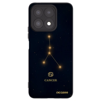 Picasee husă neagră din silicon pentru Honor X8a - CANCER