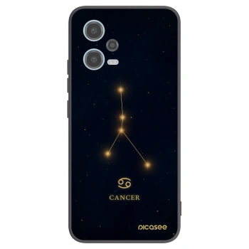 Picasee husă neagră din silicon pentru Xiaomi Redmi Note 12 5G - CANCER