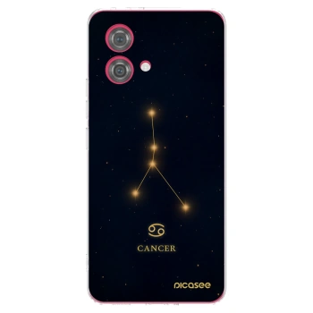 Picasee husă transparentă din silicon pentru Motorola Moto G84 5G - CANCER