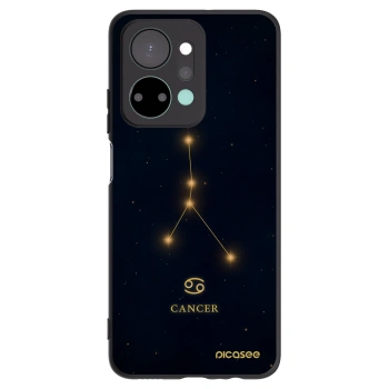 Picasee husă neagră din silicon pentru Honor X7a - CANCER