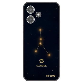 Picasee husă neagră din silicon pentru Xiaomi Redmi 12 5G - CANCER