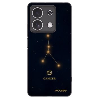 Picasee husă neagră din silicon pentru Xiaomi Redmi Note 13 4G - CANCER