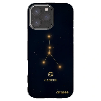 Picasee husă transparentă din silicon pentru Apple iPhone 16 Pro Max - CANCER