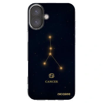 Picasee husă transparentă din silicon pentru Apple iPhone 16 Plus - CANCER